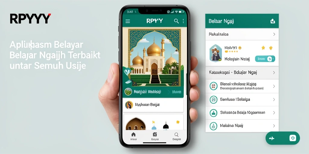 Antarmuka aplikasi RPYYY yang modern dan intuitif.